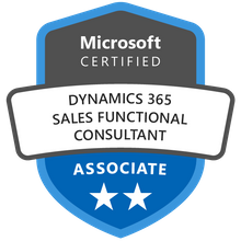 Microsoft Certified: Dynamics 365 Sales Functional Consultant Associate